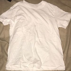 Kids white t
